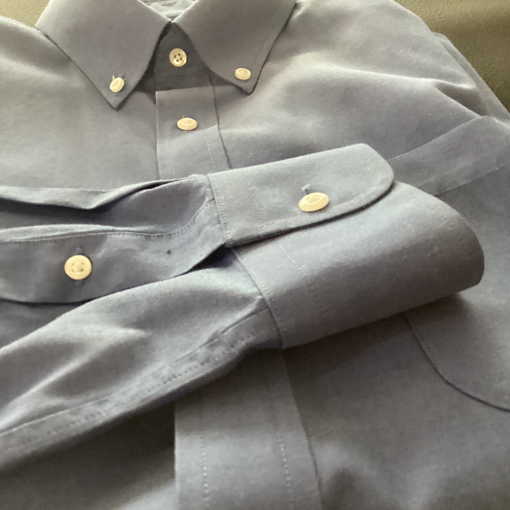 Nordstrom mens shirt 15 1/2. Blue